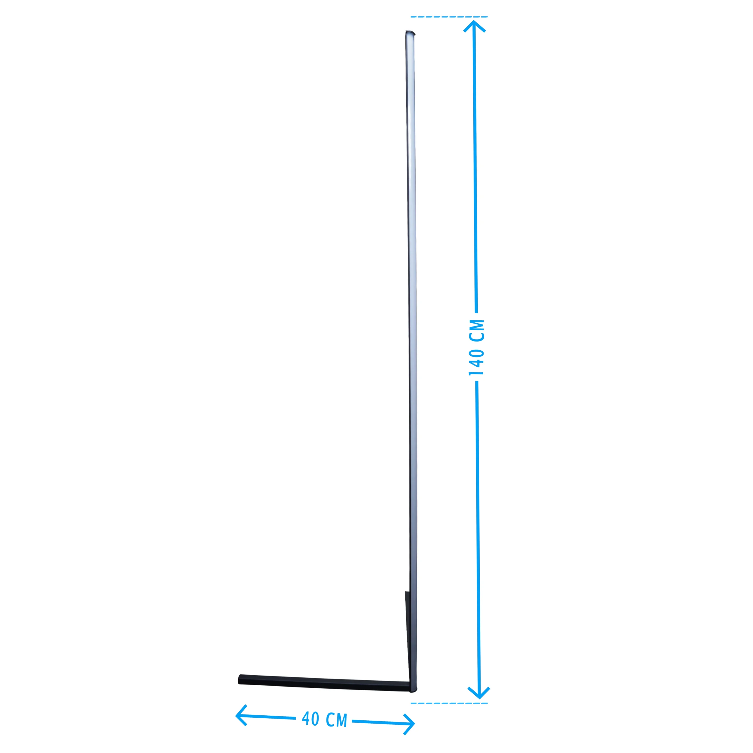 corner lamp width is 40 CM and height is 140 CM